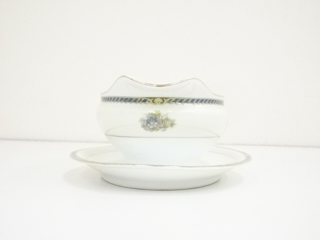 道具 ] - 道具 オールドノリタケ 花柄グレービーボート | ネット